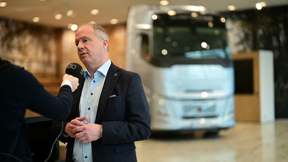 Volvos vd Martin Lundstedt kommenterar bolagets delårsrapport.
