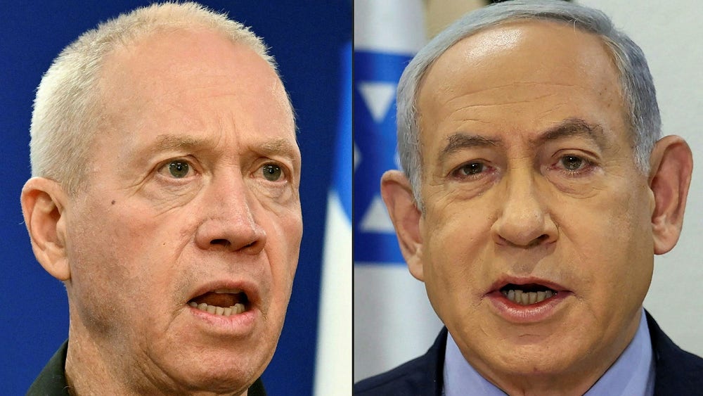 Gallant till Washington efter Netanyahus vapenutspel