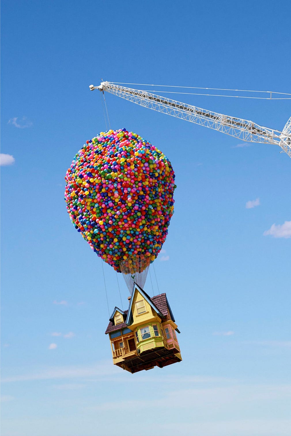 I Mexiko går det att sväva i det ballongupphängda huset från Pixarfilmen ”Upp”.