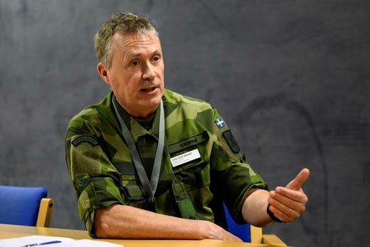 Försvarsmaktens brigadgeneral Stig-Olof Krohné.