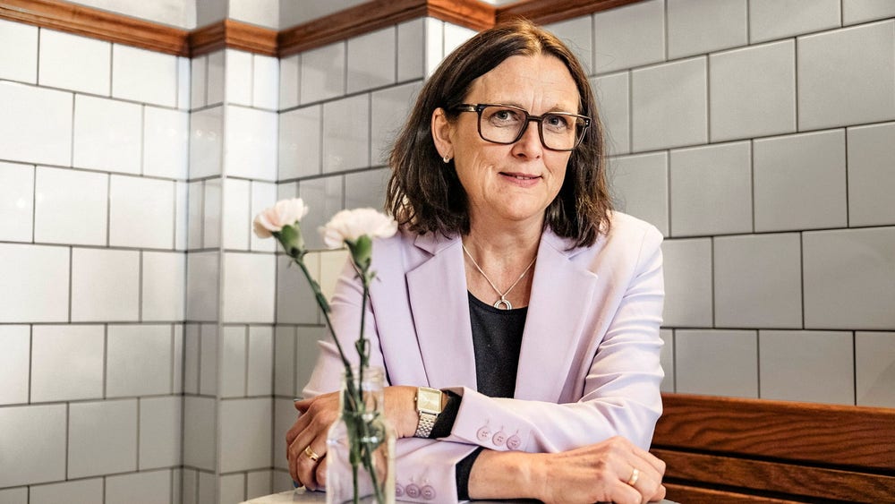 Cecilia Malmström: EU kommer att lägga tullar på kinesiska elbilar