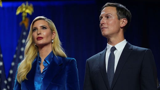 Ivanka och Jared gjorde ett sällsynt framträdande när Donald Trump vann presidentvalet i november 2024.