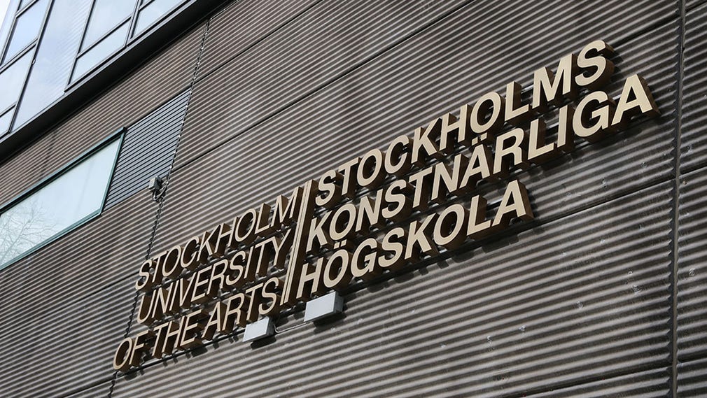 Stockholms konstnärliga högskola.