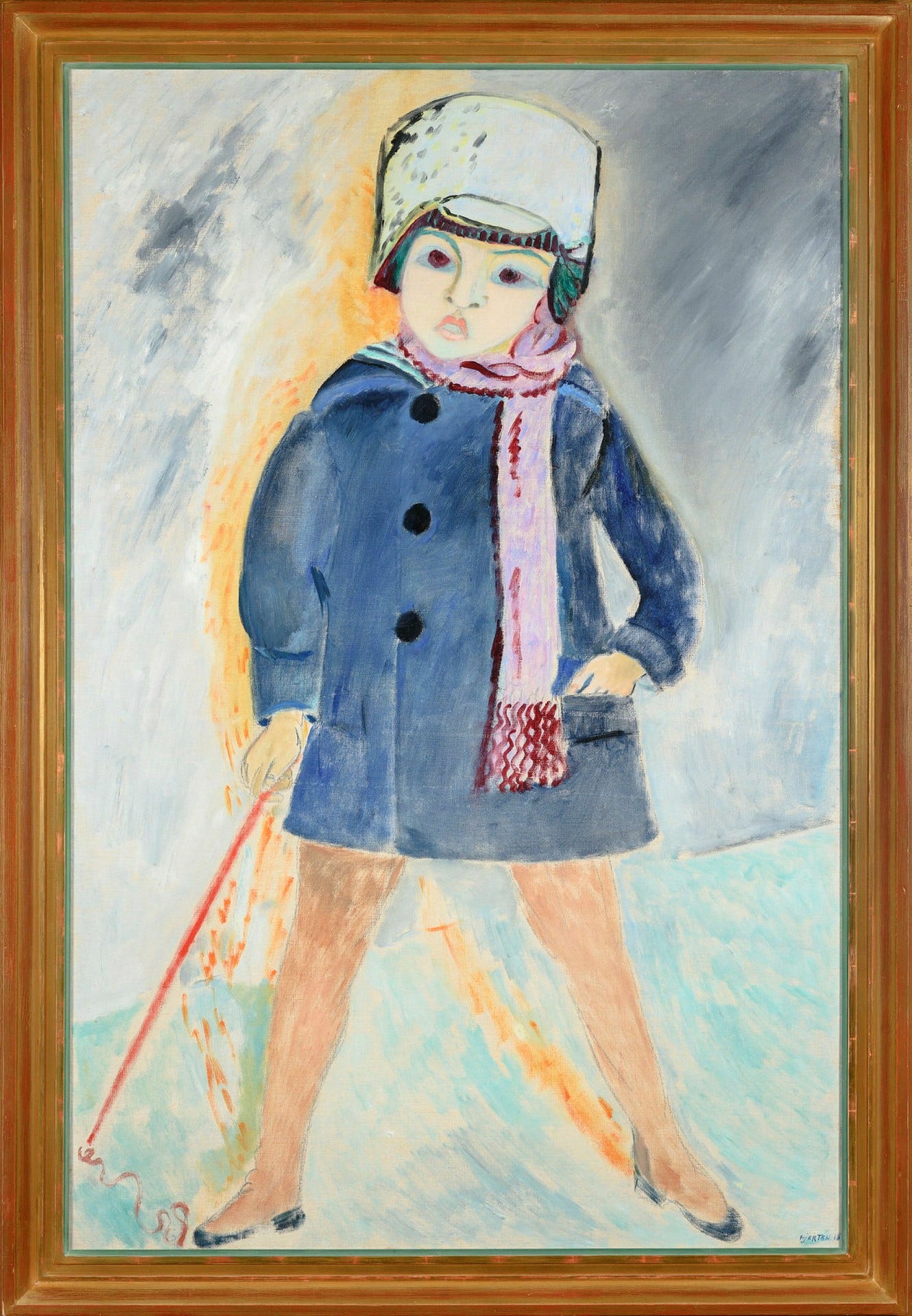 Sigrid Hjerten, ”Iván med snöbollsmössa”, 1916, ingår i Kunstsilos samling.