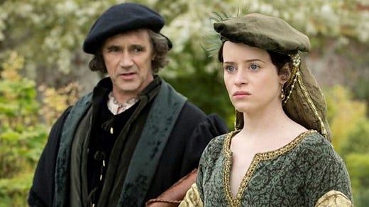 Claire Foy som Anne Boleyn i 