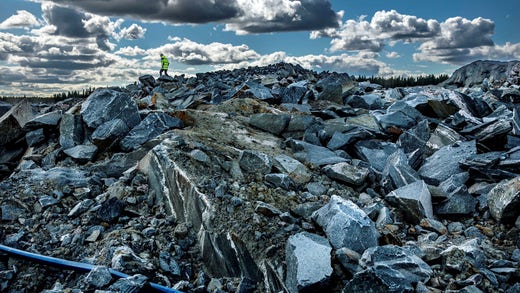 Det började som en grön dröm. Markarbete för megaprojektet i Skellefteå 2019.