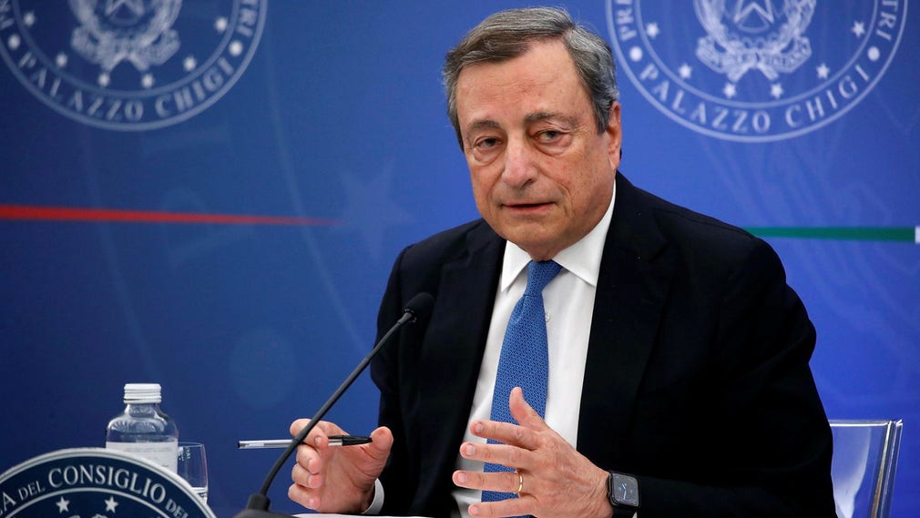 Mario Draghi – redan en historisk europé.