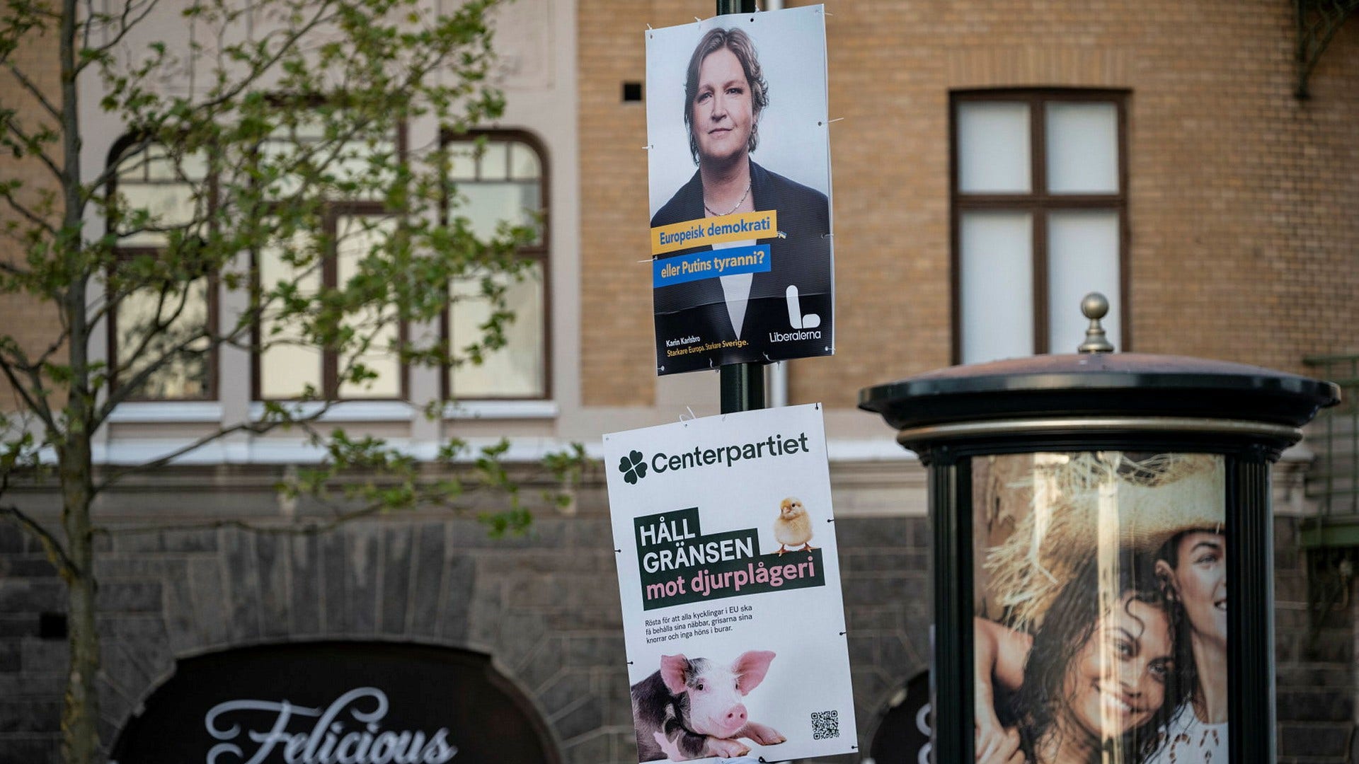 Valaffischer inför EU-valet i Lund. Den 22 maj inleds förtidsröstningen inför valdagen den 9 juni, vilket DN och andra medier borde ägna större intresse åt, anser insändarskribenten.