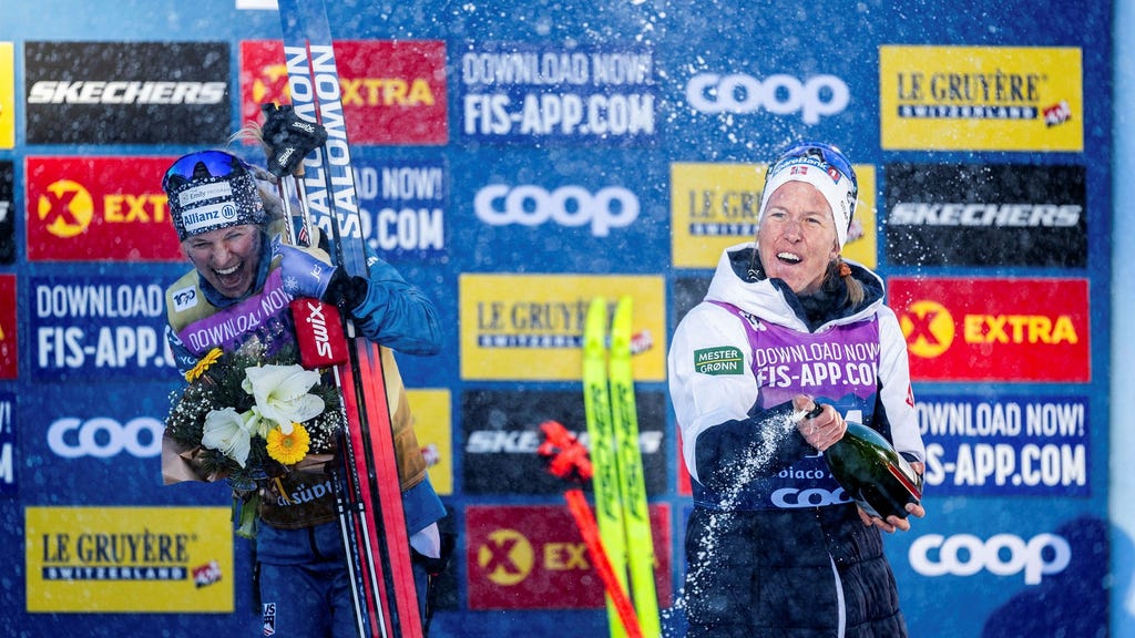 Ebba Andersson Gets Yellow Card in Tour de Ski 