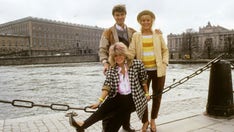 Hans Wahlgren och Christina Schollin tillsammans med dottern Pernilla Wahlgren 1985.