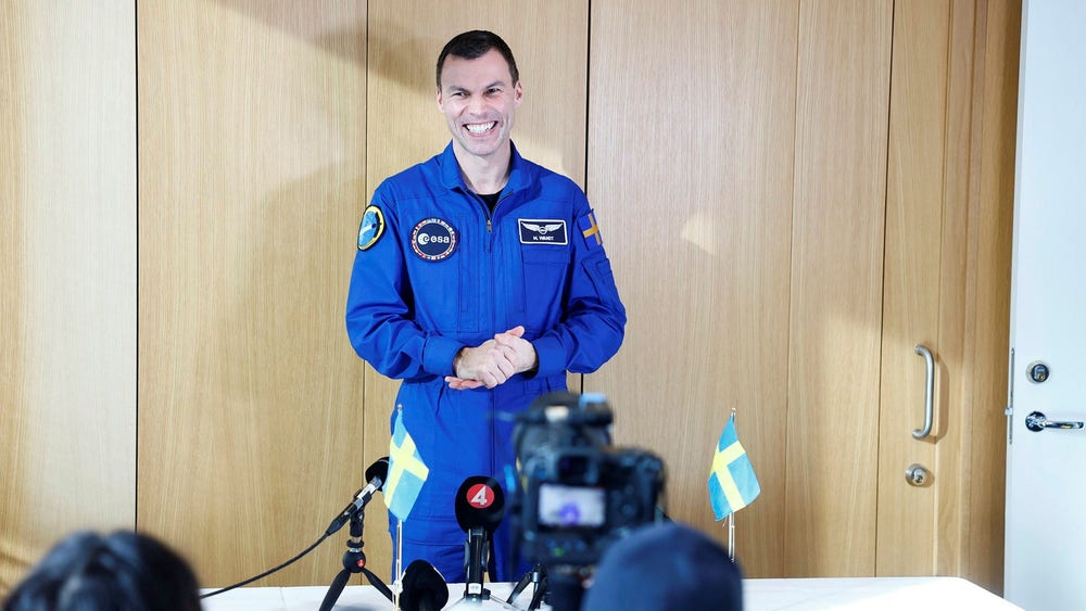 Astronauten Marcus Wandt skriver bok med Martin Wicklin