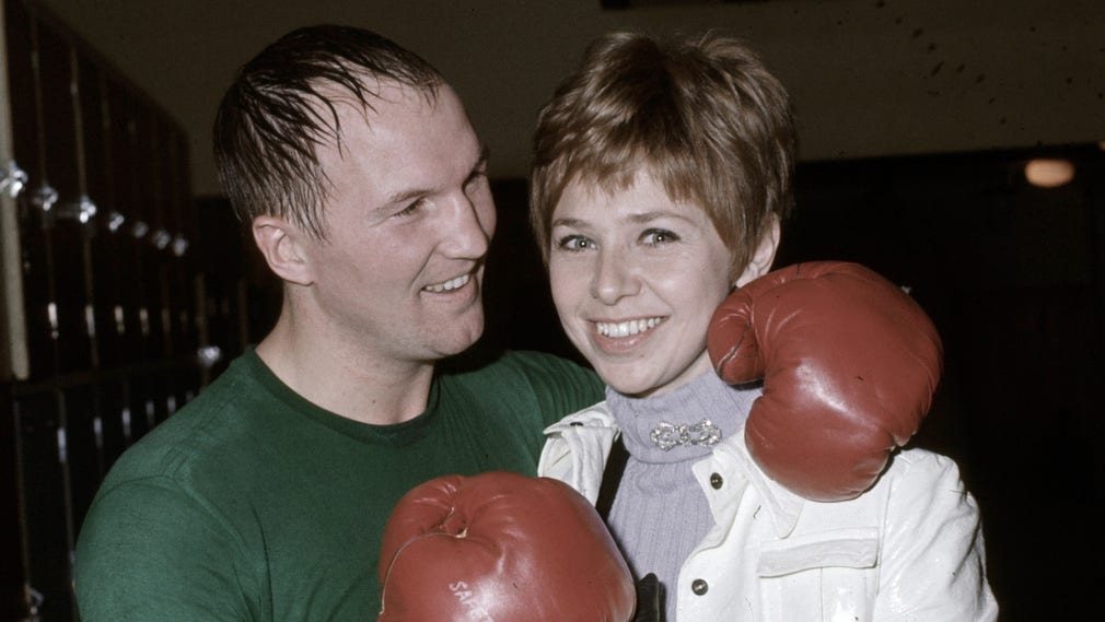 Anita Lindblom tillsammans med maken Bosse Högberg.