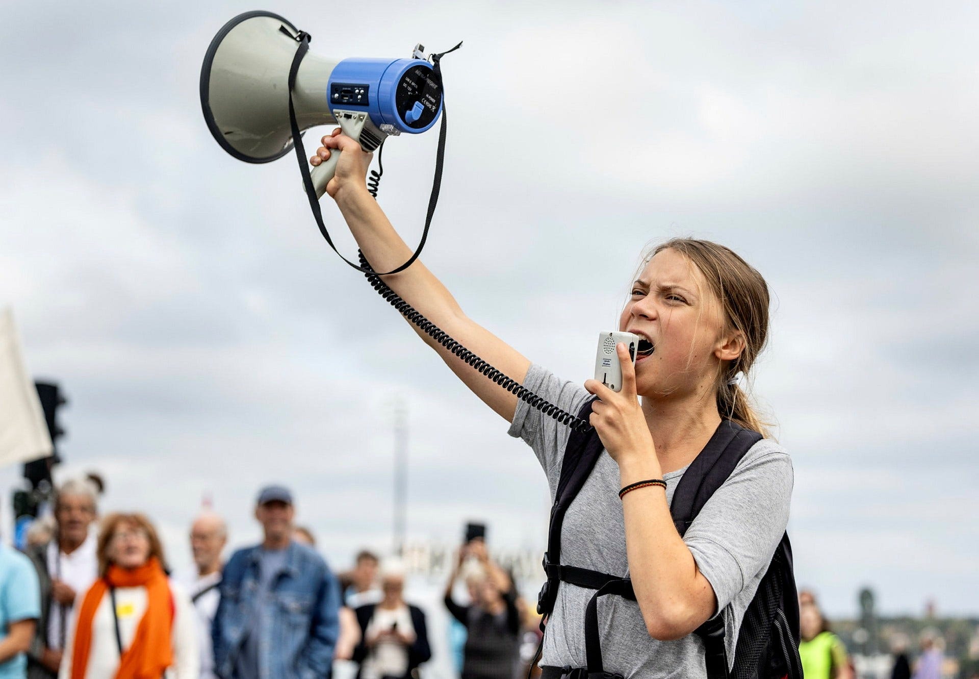 Greta Thunberg kämpar för att rädda planeten.