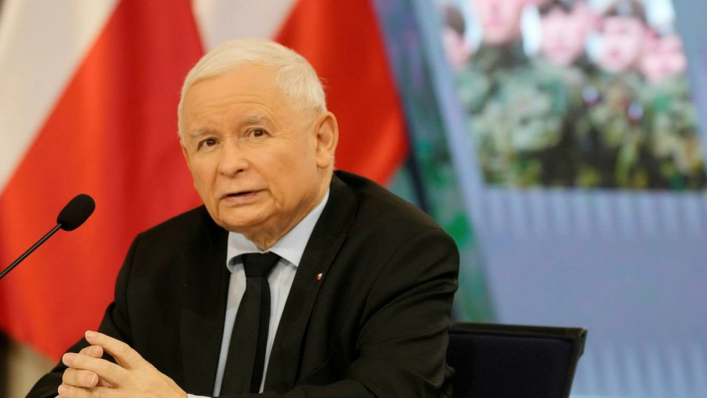 Jaroslaw Kaczynski, ledare för det regerande, socialkonservativa partiet Lag och Rättvisa (PIS).