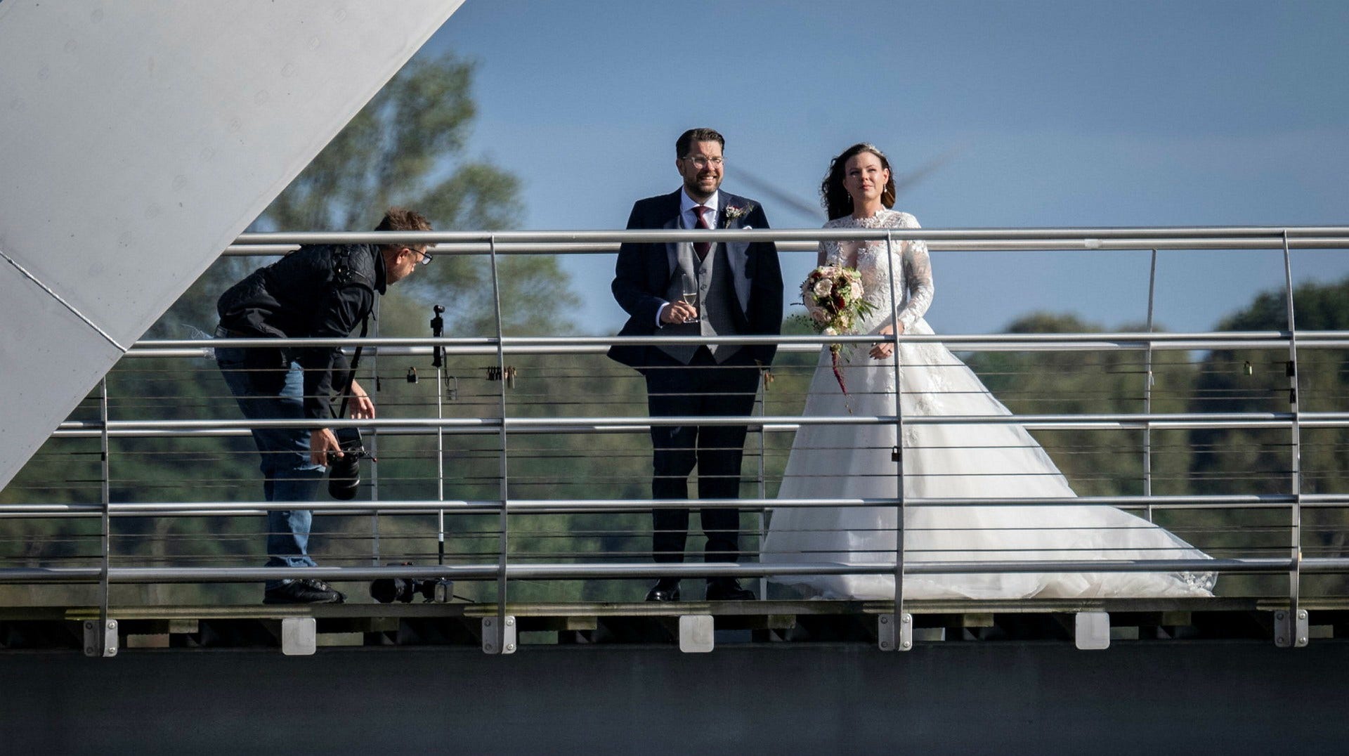 Åkessons had a motorcycle conductor among his wedding guests