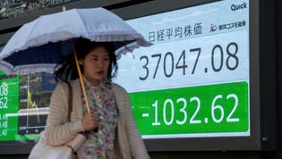 Tokyobörsen var bland de marknader som fått se nedgångar på fredagen.