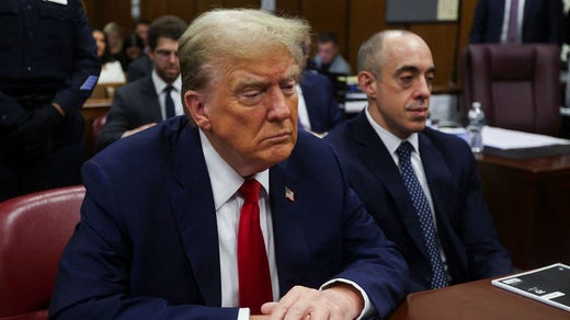 Donald Trump himself was present in court in New York during Michael Cohen's questioning on Thursday.