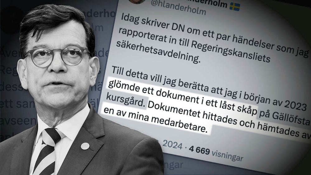 Så vilseledde Landerholm om de kvarglömda dokumenten