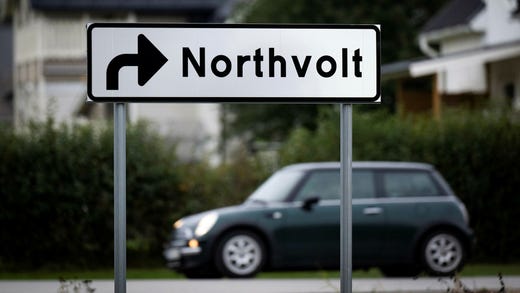 2021 investerade de fyra första AP-fonderna i Northvolt. Totalt har de investerat 5,8 miljarder i den kämpande batteritillverkaren. Arkivbild.