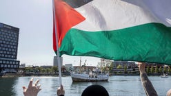 Stora demonstrationer är att vänta i Malmö i samband med Israels deltagande i Eurovision på torsdagskvällen. På onsdagen kom Ship to Gaza till staden.