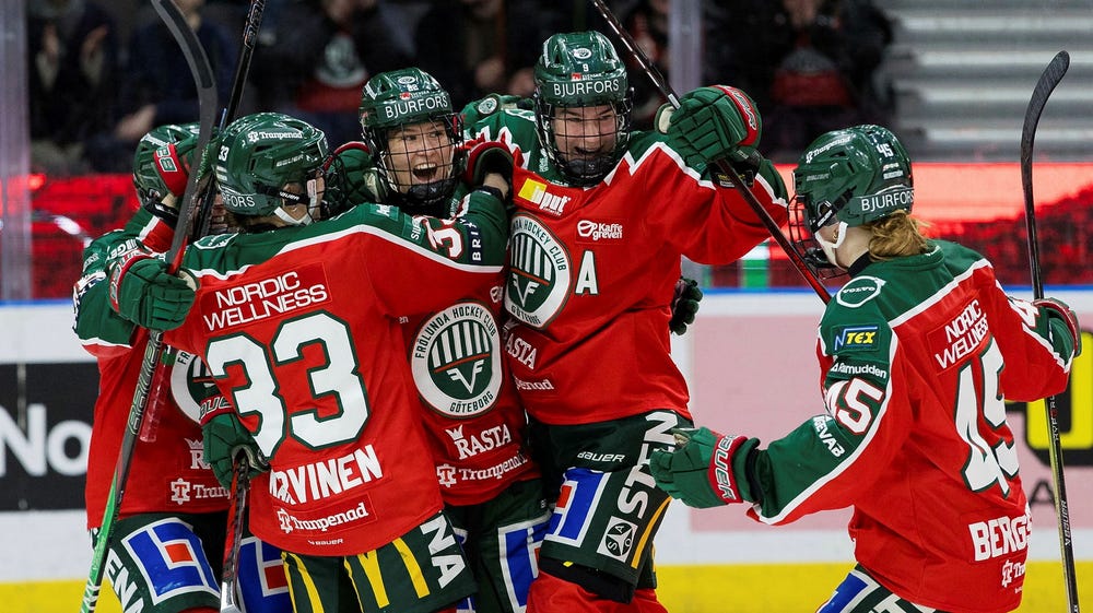 Frölunda tog historiskt guld inför rekordpublik