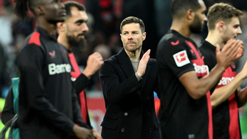 Leverkusens succétränare Xabi Alonso efter ännu en segermatch för det tyska skrällaget.
