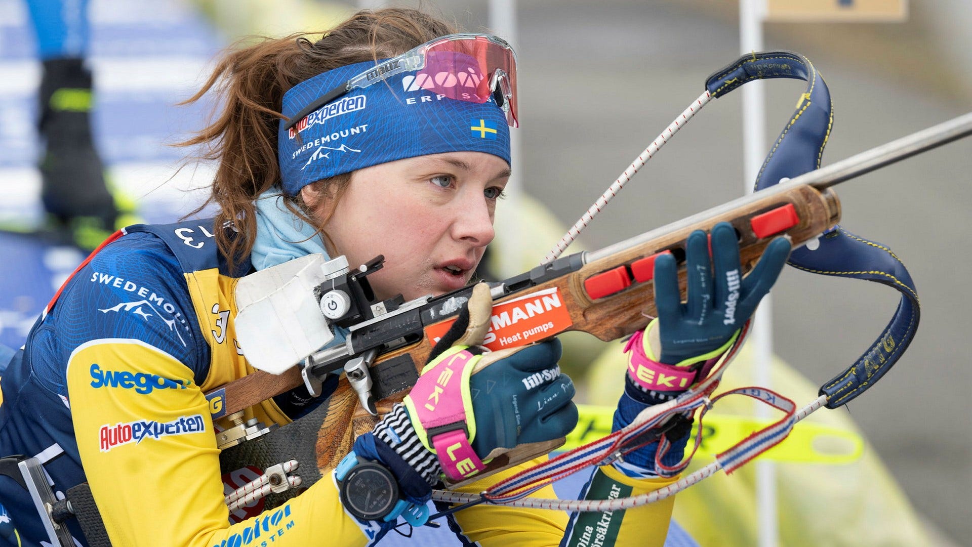 Linn Persson är den damåkare som får stå över sprinten. Tog medalj på distansen i förra VM.