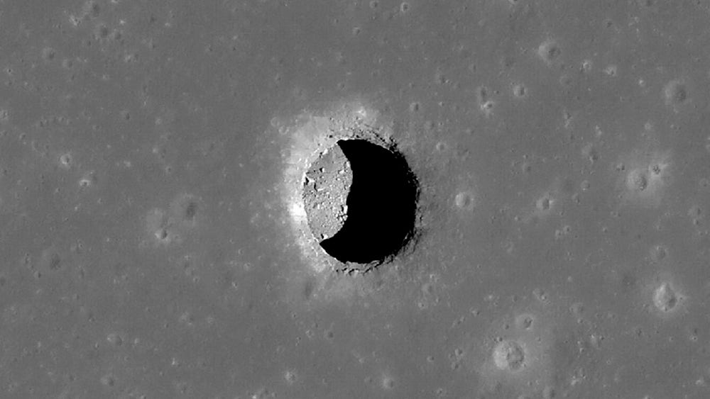 Grotta upptäckt på månen – kan bli plats för en mänsklig månbas