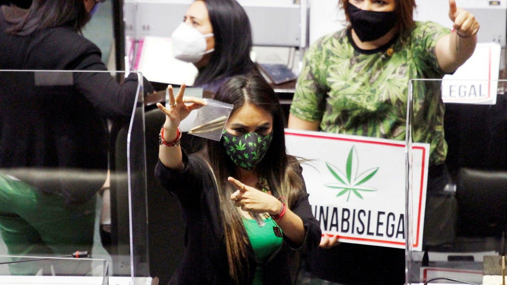 Kongressledamoten Sandra Simey Olvera Bautista har varit en av de ledande i förespråkandet att legalisera cannabis i Mexiko.