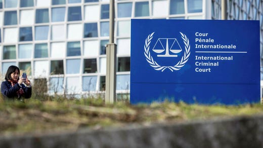 Internationella brottmålsdomstolen, ICC, har sitt säte i Haag i Nederländerna.