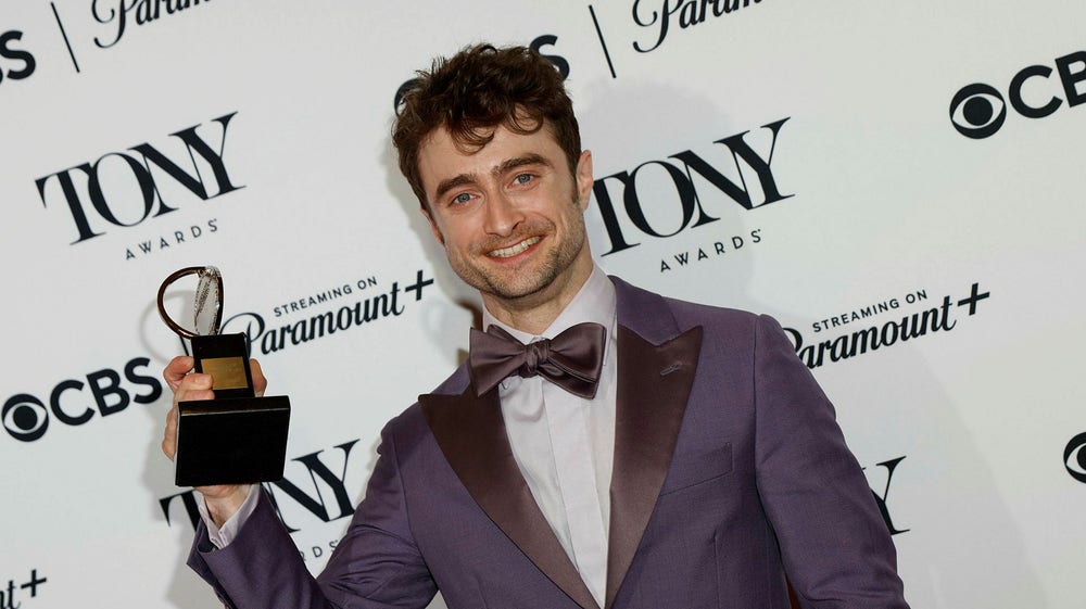 Daniel Radcliffe prisades på Tony awards