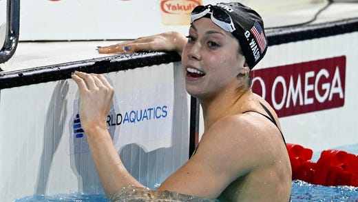 Gretchen Walsh satte nytt världsrekord i semifinalen på 100 meter medley, och är tung favorit i finalen som avgörs på fredag ​​kväll.