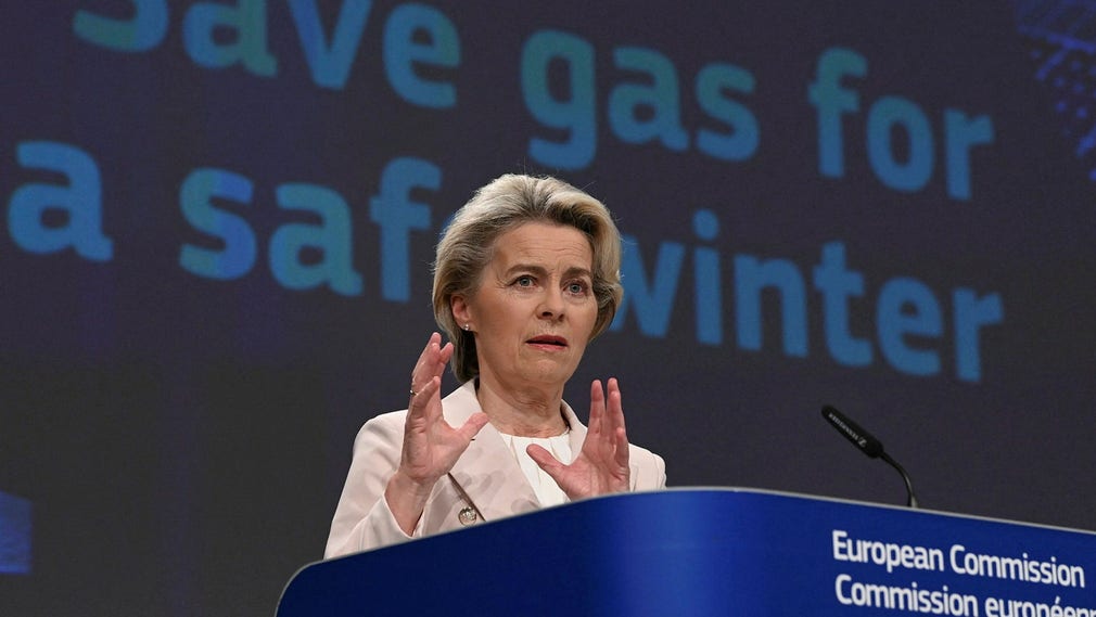 Enligt EU-kommissionens ordförande Ursula von der Leyen är det troligt att Putin stänger av gasen till Europa i vinter.