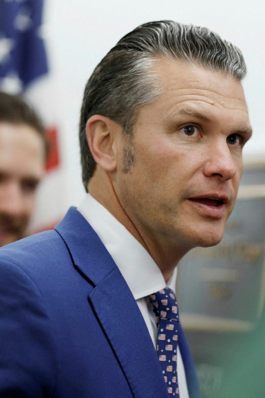 Pete Hegseth blir USA:s försvarsminister om han bekräftas av senaten.