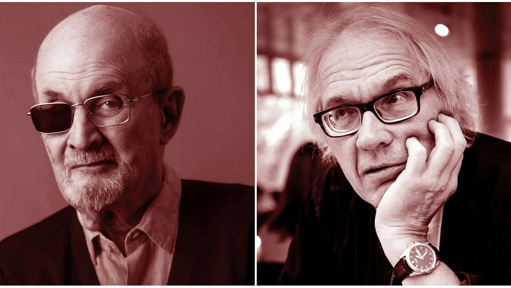 Rätt till sina röster: Salman Rushdie och Lars Vilks.