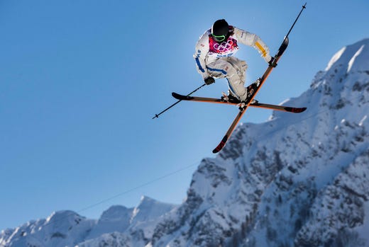 Den nye förbundskaptenen för freeskiing, Oscar Wester, har startat i två OS. Här i 2014 års debut.