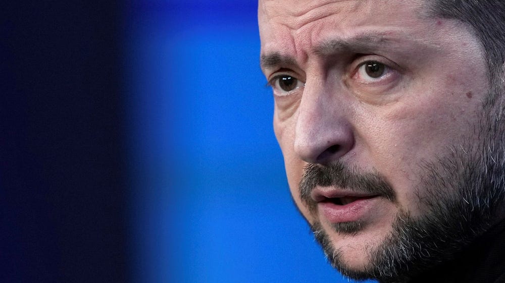 Zelenskyj: Villig att avgå mot fred i Ukraina