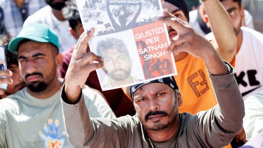 La morte di Satnam Singh ha portato a massicce proteste in molte località d'Italia.