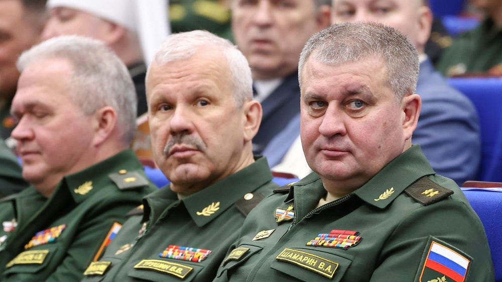 Ytterligare två ryska försvarstoppar gripna för mutbrott