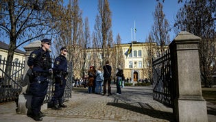 Malmö Latinskola, där en 18-årig elev dödade två lärare i mars förra året.
