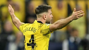 Dortmunds Niclas Füllkrug avgjorde semifinalen mot Paris SG mde matchens enda mål.