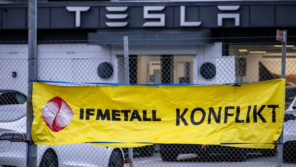 IF Metall drar Tesla till Arbetsdomstolen