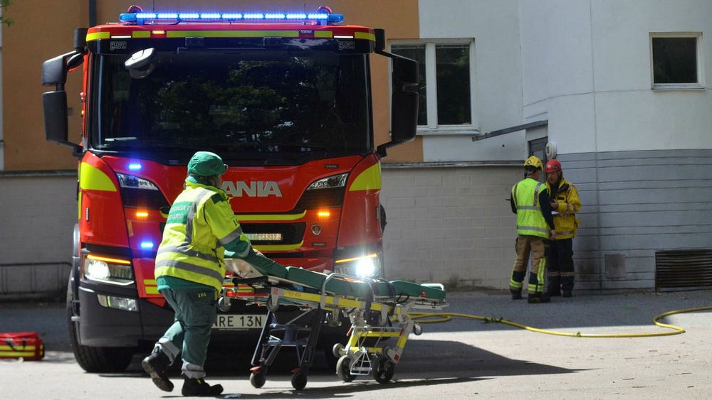 Kvinna och två barn döda i lägenhetsbrand i Karlskrona
