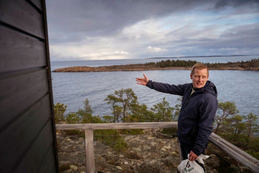 Daniel Mattsson, en av initiativtagarna till Nordsjöns Vänner.