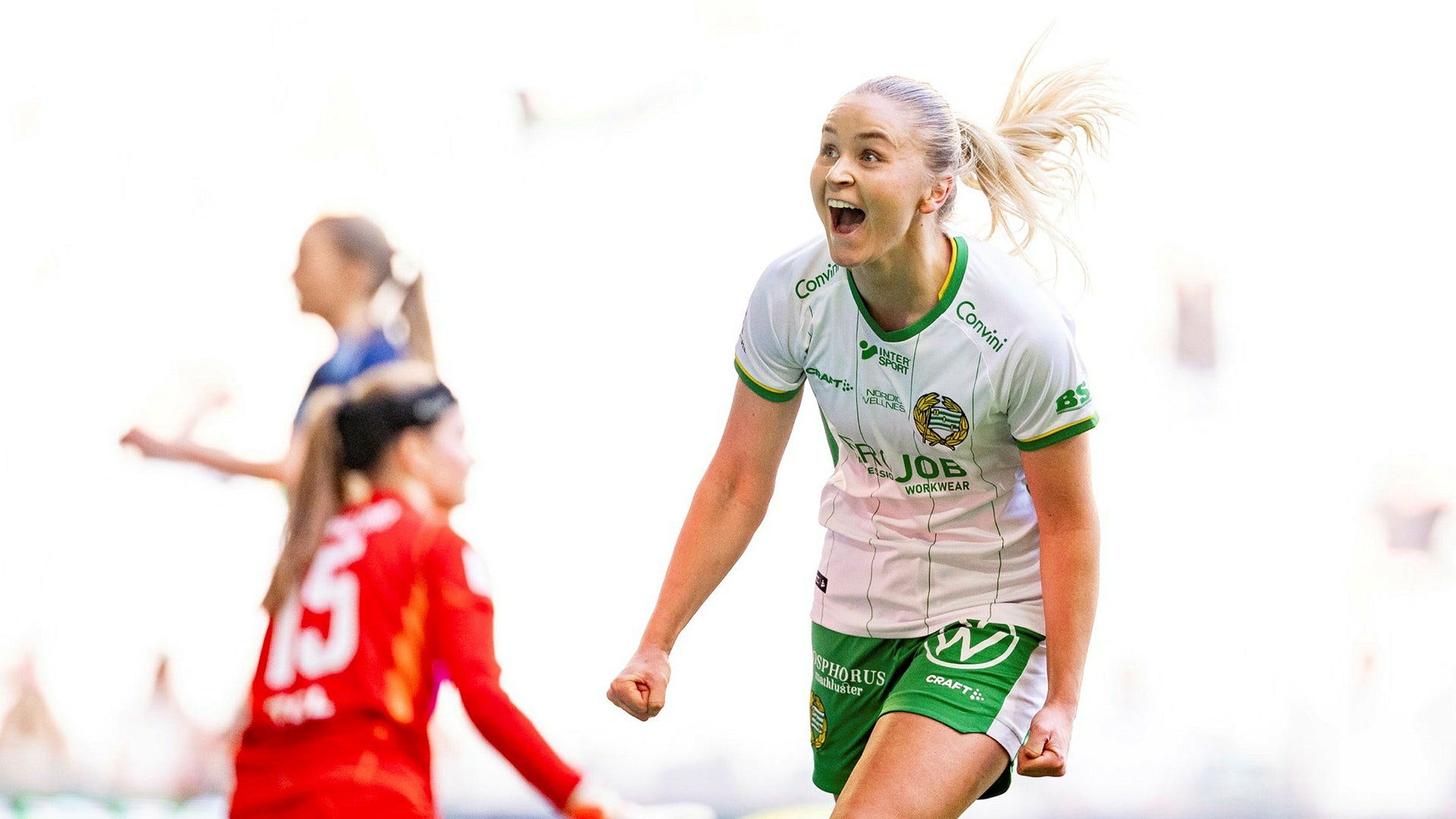 Anna Jøsendal gjorde sina två första mål i damallsvenskan i 4–1-segern mot Djurgården.