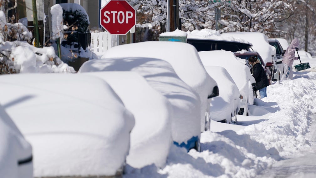 Denver, den 15 mars 2021. En kraftig snöstorm tvingade den amerikanska staden att stänga ner vägar och skolor tidigare i år.