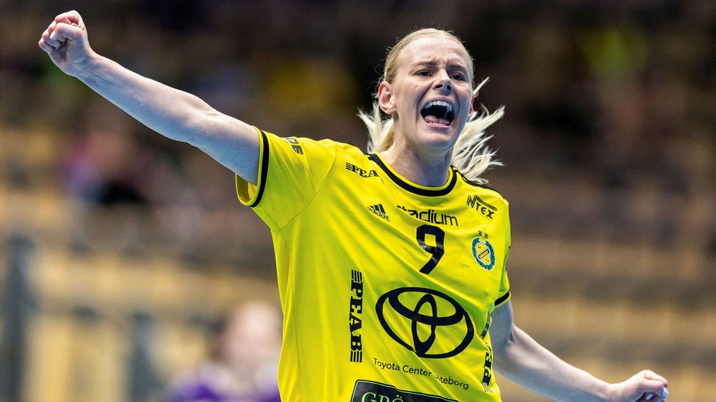 Nina Koppang gjorde sju mål när Sävehof vann mot Skara. Arkivbild.