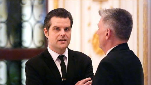 Matt Gaetz var tills nyligen kongressledamot i USA:s representanthus.