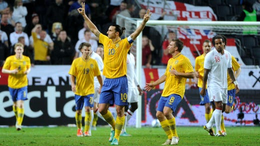 The national team year 2012 offered, in addition to Zlatan's ⁣four goals against England, also the turnaround to 4–4 against Germany and ​the bicycle kick against France in the EC.