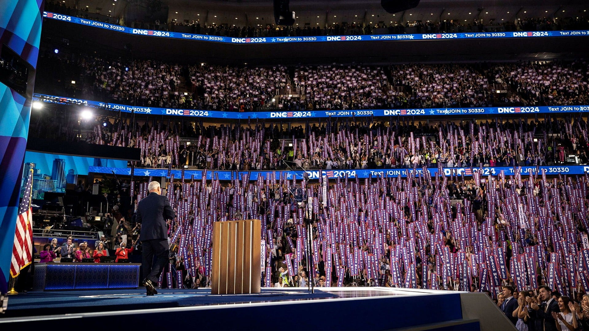 Vice Presidential candidate Tim Walz introduced himself to the United States.